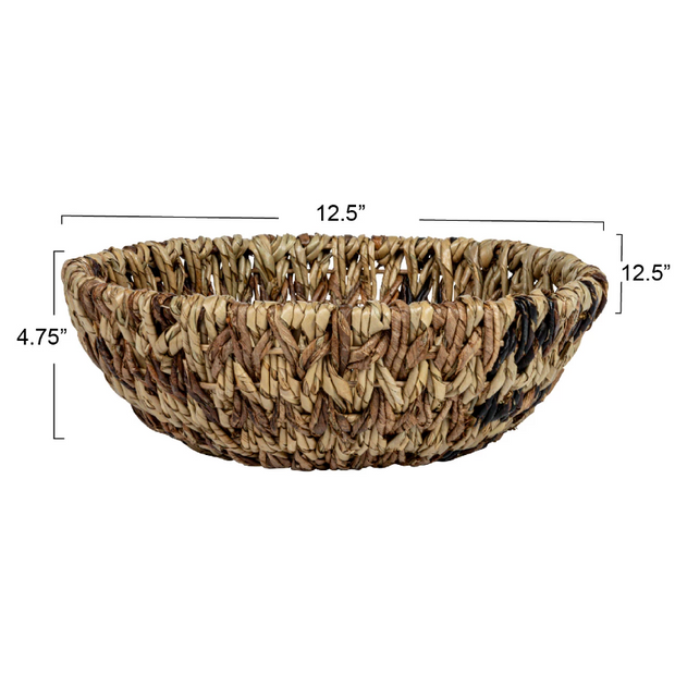 Woven Buri & Banana Fiber Basket
