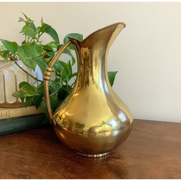 Vintage Brass Pitcher/Watering Can