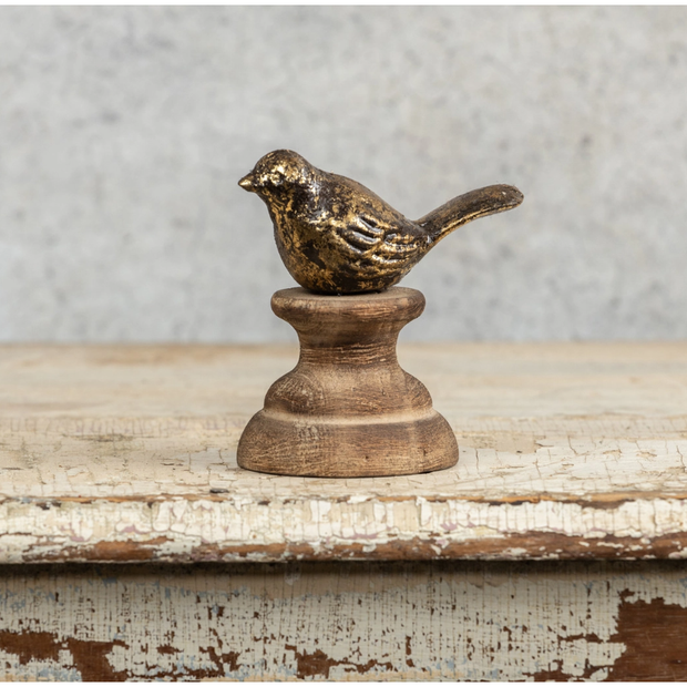 Gold Bird Tabletop Ornament
