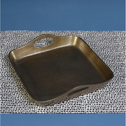 Mackenzie Brass Square Tray - Large