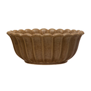 Stoneware Flower Shaped Bowl