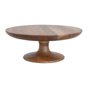 Acacia Wood Pedestal - Natural