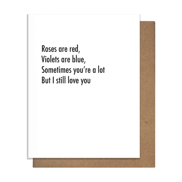 You're A Lot - Love Card