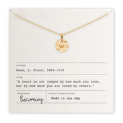 Heart Necklace - Gold