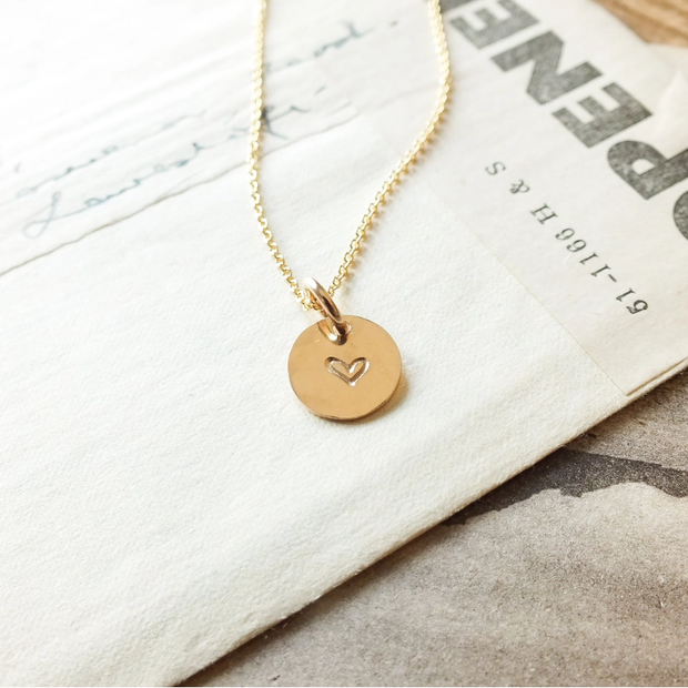 Heart Necklace - Gold