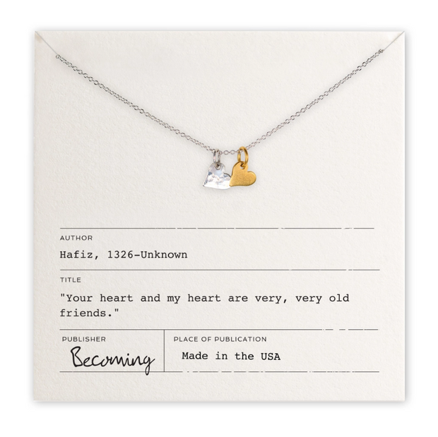 Tiny Hearts Necklace - Mixed Metal