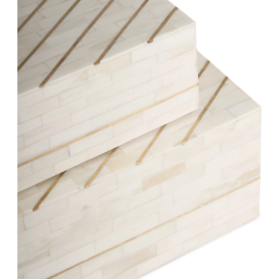 Monaco Ivory Decorative Boxes