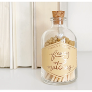 Fancy Matches: Golden Honey Small Match Jar
