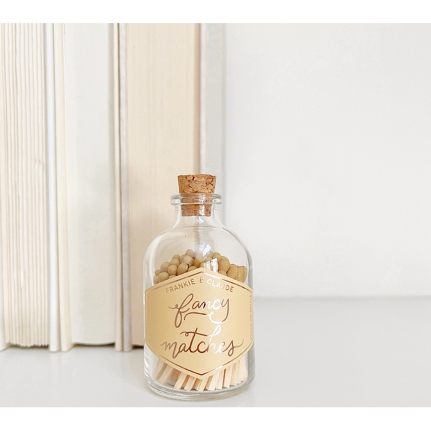 Fancy Matches: Golden Honey Small Match Jar