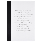 Face To Face Journal - Life Is Amazing