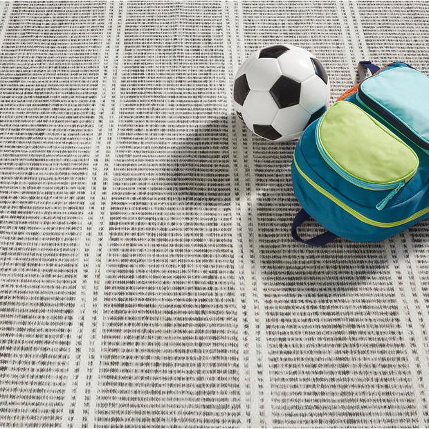 Malta Grey Machine Washable Rug