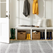 Malta Grey Machine Washable Rug
