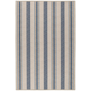 Nimes Ticking Neutral Machine Washable Rug