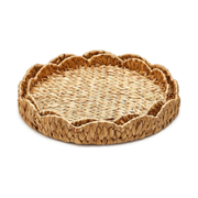 Scalloped Edge Round Tray