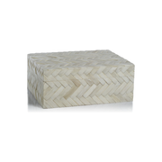 Bone Braided Box - Large