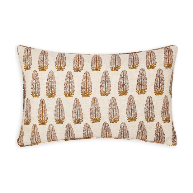 Akola Petal Linen Pillow - 14" x 22"