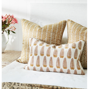 Akola Petal Linen Pillow - 14" x 22"