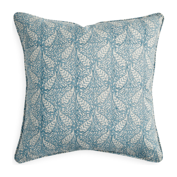 Anatolia Azure Linen Pillow - 22" x 22"