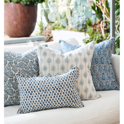 Bombay Riviera Linen Pillow - 20" x 20"