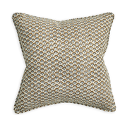 Edo Tobacco Linen Pillow - 20" x 20"