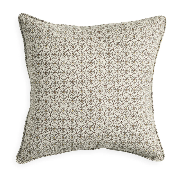 Girona Mimosa Linen Pillow - 20" x 20"