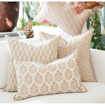 Lagos Elm Linen Pillow - 20