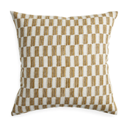 Lagos Saffron Linen Pillow - 22" x 22"