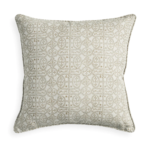 Palermo Elm Linen Pillow - 20" x 20"