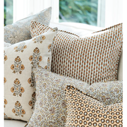 Seti Egypt Linen Pillow - 20" x 20"