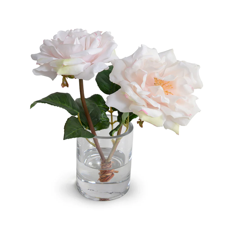 Rose Cutting in Glass