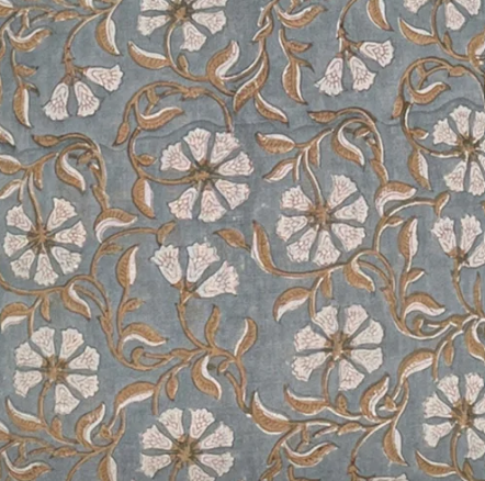 14" x 22" Designer "Atherton" Surana Blue Brown Pillow