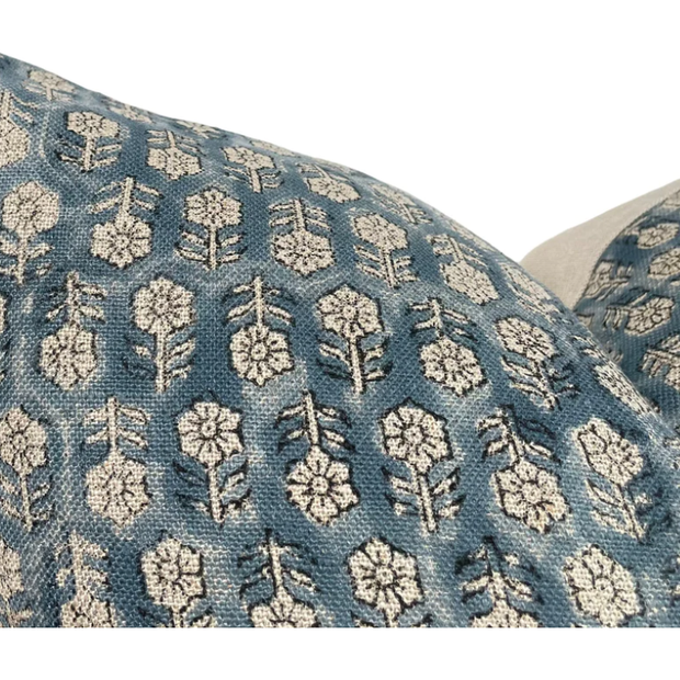 20" x 20" Designer "Perris" Floral Pillow