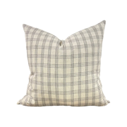 22" x 22" Designer "Norwalk" Plaid Pillow