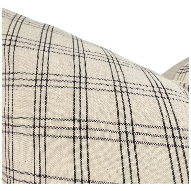 22" x 22" Designer "Norwalk" Plaid Pillow