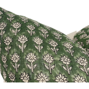 22" x 22" Designer "Larkspur" Floral Pillow