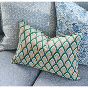 Haveli Byzantine Linen Pillow - 12" x 18"