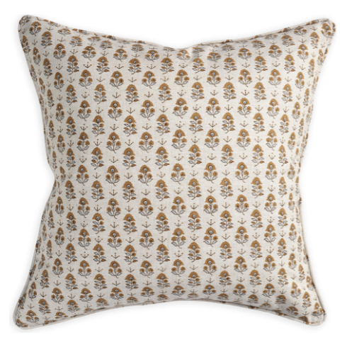 Kutch Sahara Linen Pillow - 22" x 22"