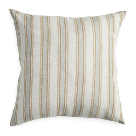 Lido Elm Linen Pillow - 22" x 22"