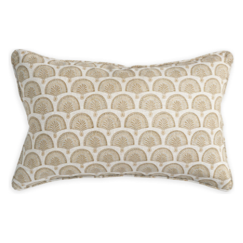 Nori Elm Linen Pillow - 14" x 22"