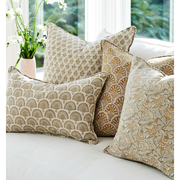 Nori Elm Linen Pillow - 14" x 22"