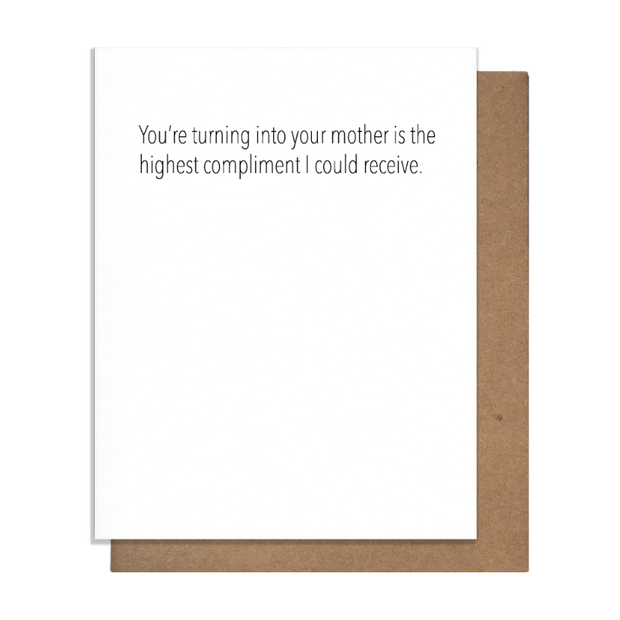 Turning Into Mom - Mother's Day Card