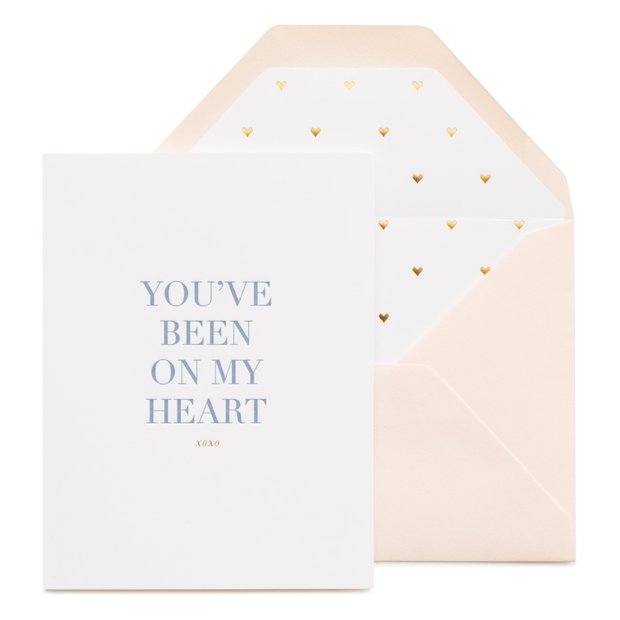 You've Been On My Heart Card