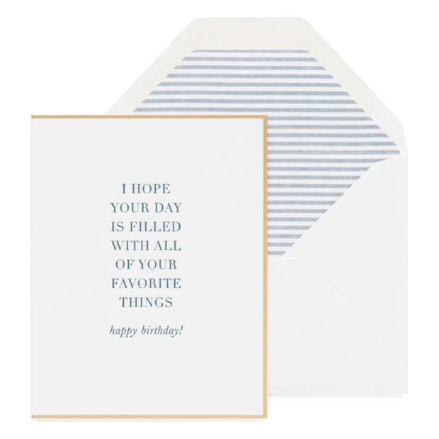 Your Favorite Things Card