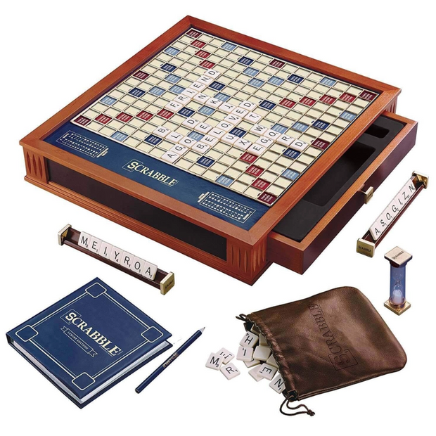 Scrabble Trophy - Luxury Edition with Rotating