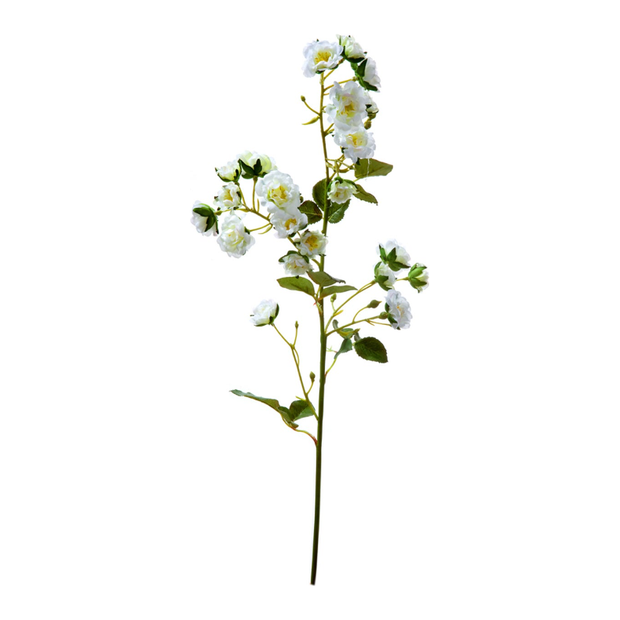 Rose W/Open Flower Stem 22"