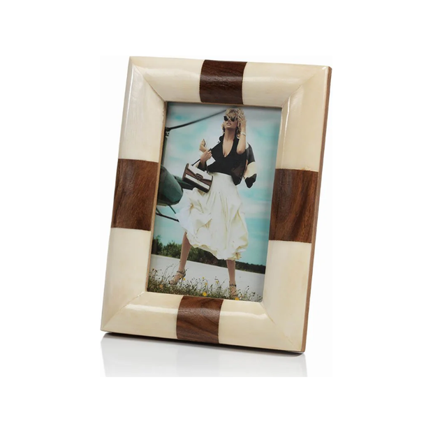 Kenya White Bone Photo Frame - 4x6
