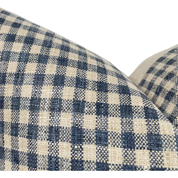 22" x 22" Designer Anderson Checkered Pillow