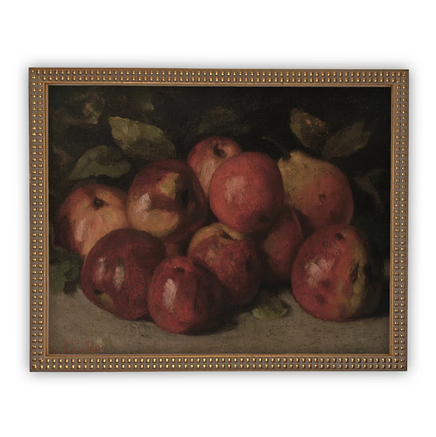 8" x 10" Framed Canvas Fruit Print