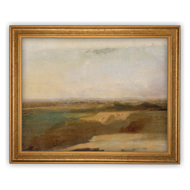 8" x 10" Framed Canvas Gulf Print