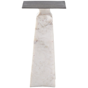 Figuration Side Table with Marble Base